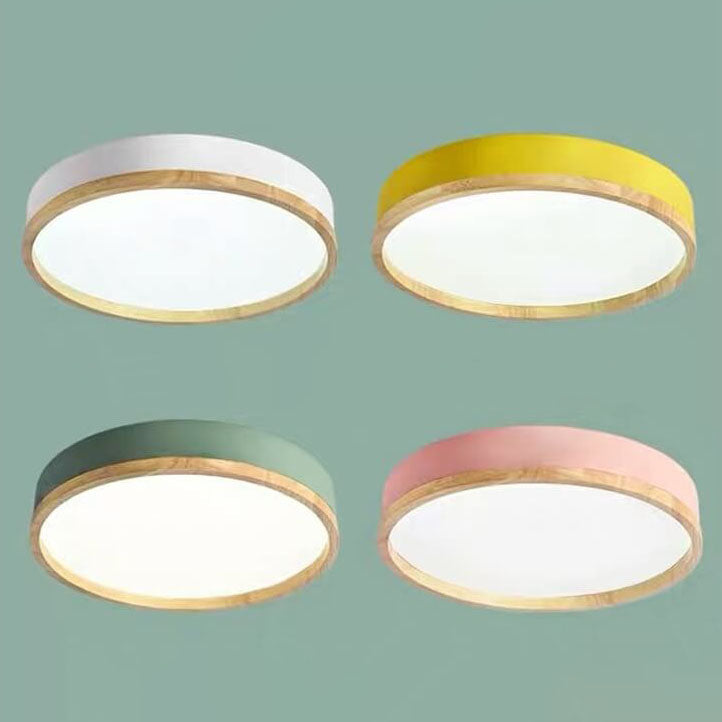 Elegant Round Acrylic LED Flush Mount Ceiling Light