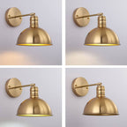 Brass Cone Iron Wall Sconce