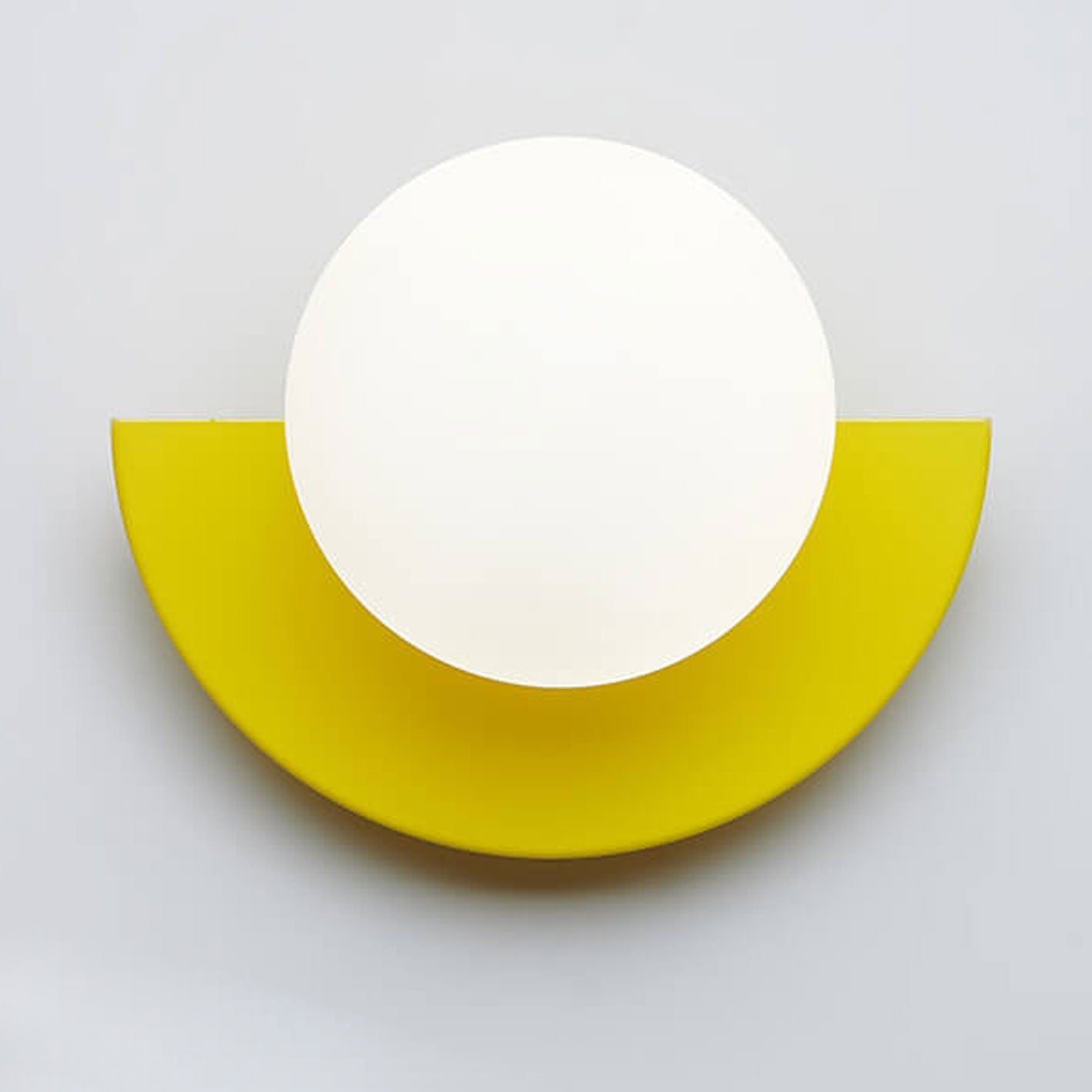 Colorful Glass Spherical Wall Sconce