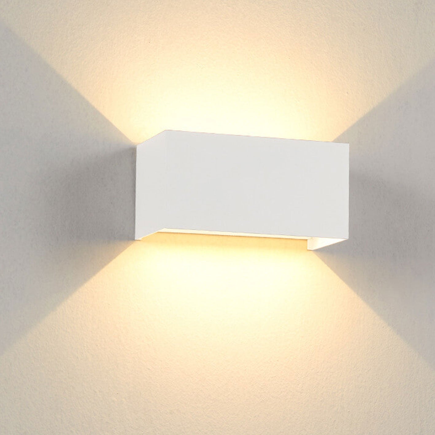 Premium Waterproof Rectangular LED Outdoor Wall Sconce