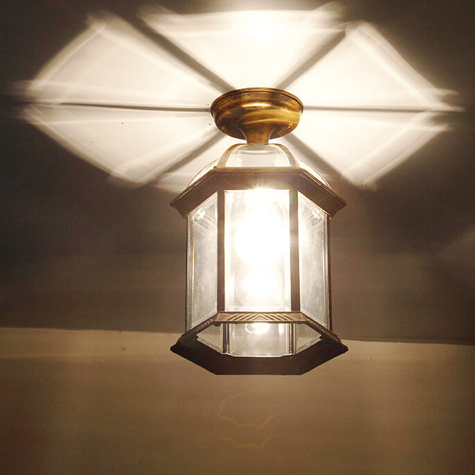 Waterproof Hexagonal Outdoor Lantern