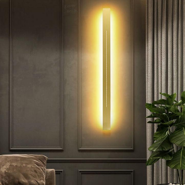 Modern Elongated LED Acrylic Wall Light