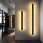 Modern Elongated LED Acrylic Wall Light