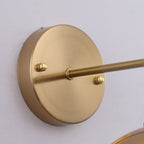Brass Cone Iron Wall Sconce