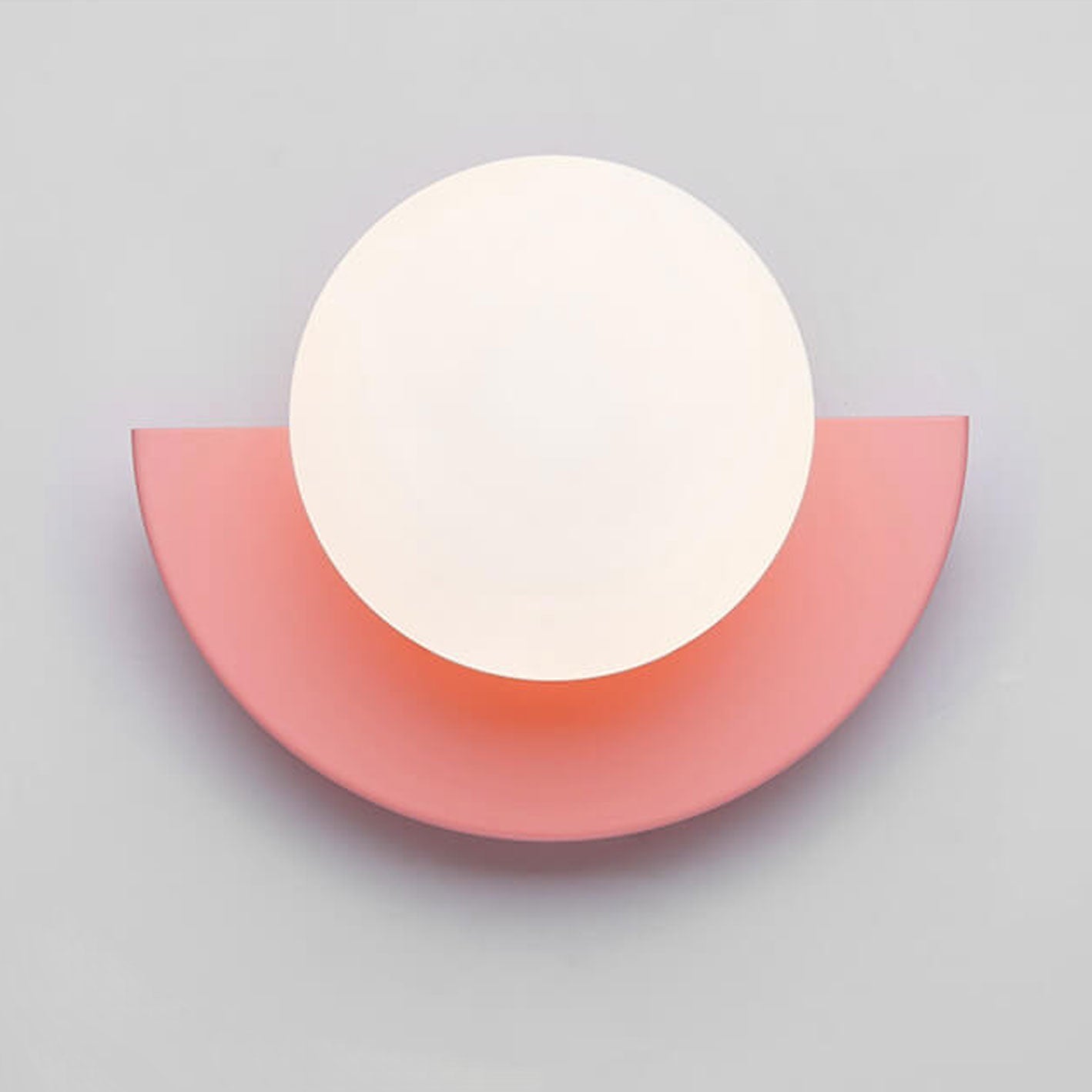 Colorful Glass Spherical Wall Sconce