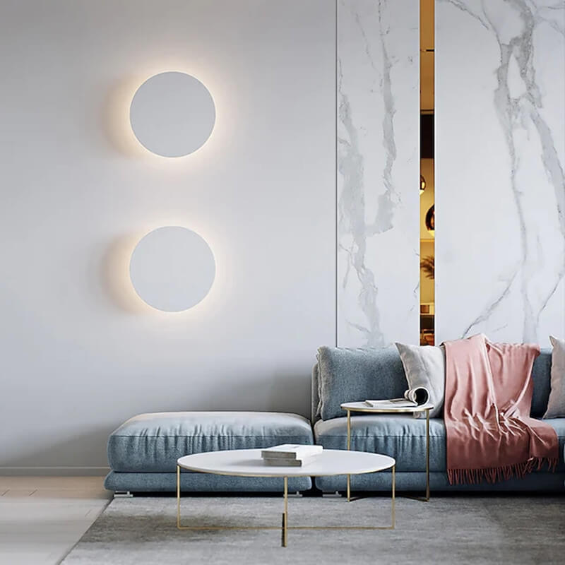 Colorful Round Iron LED Wall Sconce