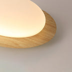 Scandinavian Pebble LED Flush Mount Ceiling Light for Bedroom