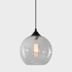 Premium Nordic Minimalist Round Glass Pendant Light - 1-Light