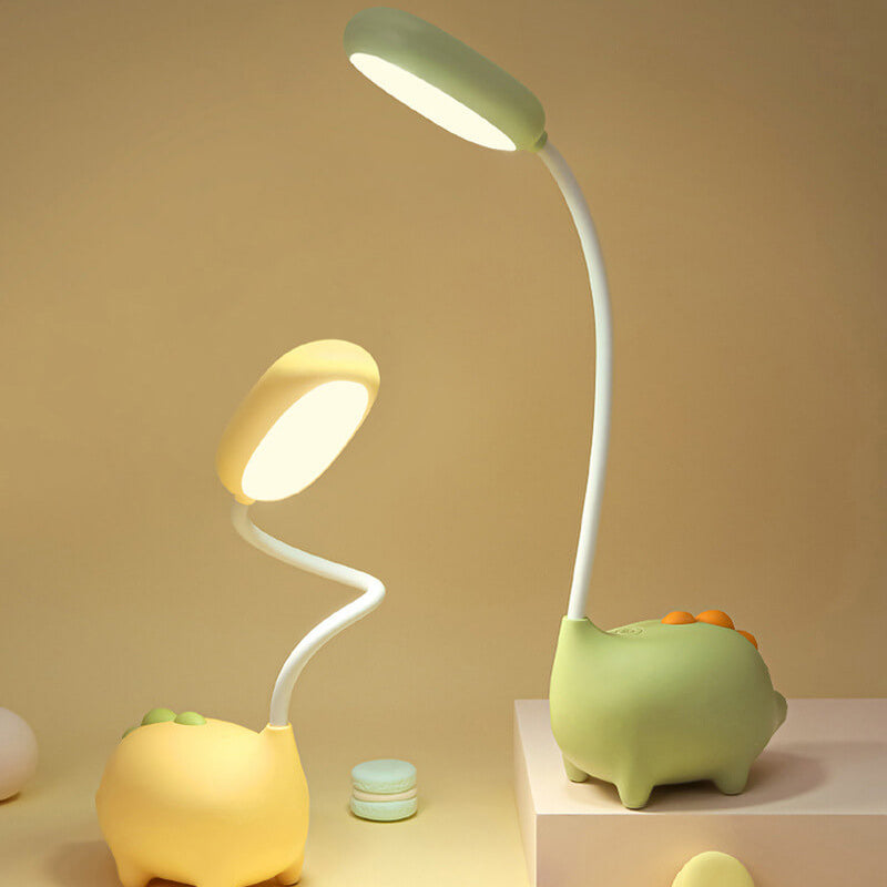 Rechargeable LED Desk Lamp - Cartoon Dinosaur Design
