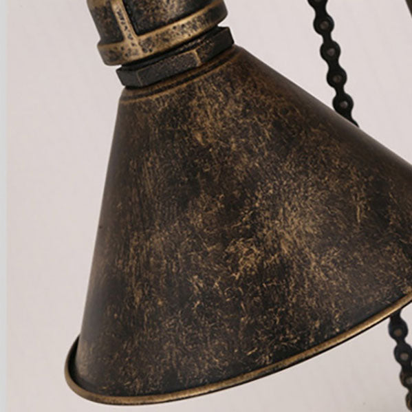 Vintage Industrial Iron Gear 1-Light Table Lamp