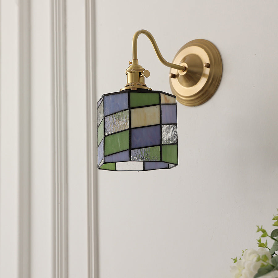 Tiffany Glass Wall Sconce