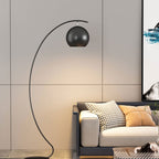 Premium Nordic Minimalist Curved Dome Floor Lamp - 1 Light