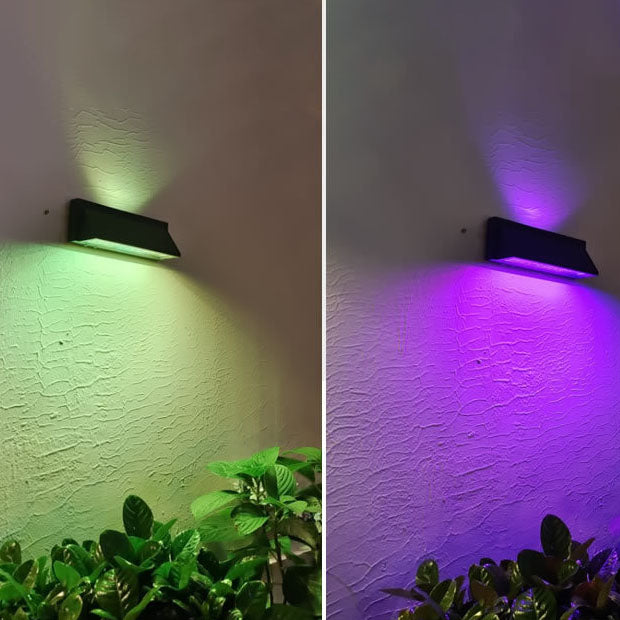 Premium Outdoor Solar Waterproof Rectangular LED Wall
