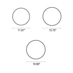 Elegant Round Acrylic LED Flush Mount Ceiling Light