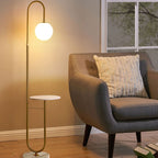 Nordic Minimalist Iron and Marble LED Floor Lamp