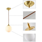 White Orb Nordic Pendant Light