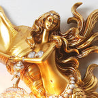 Mermaid Resin Crystal Wall Sconce