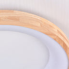 Nordic Wood LED Flush Mount Ceiling Light