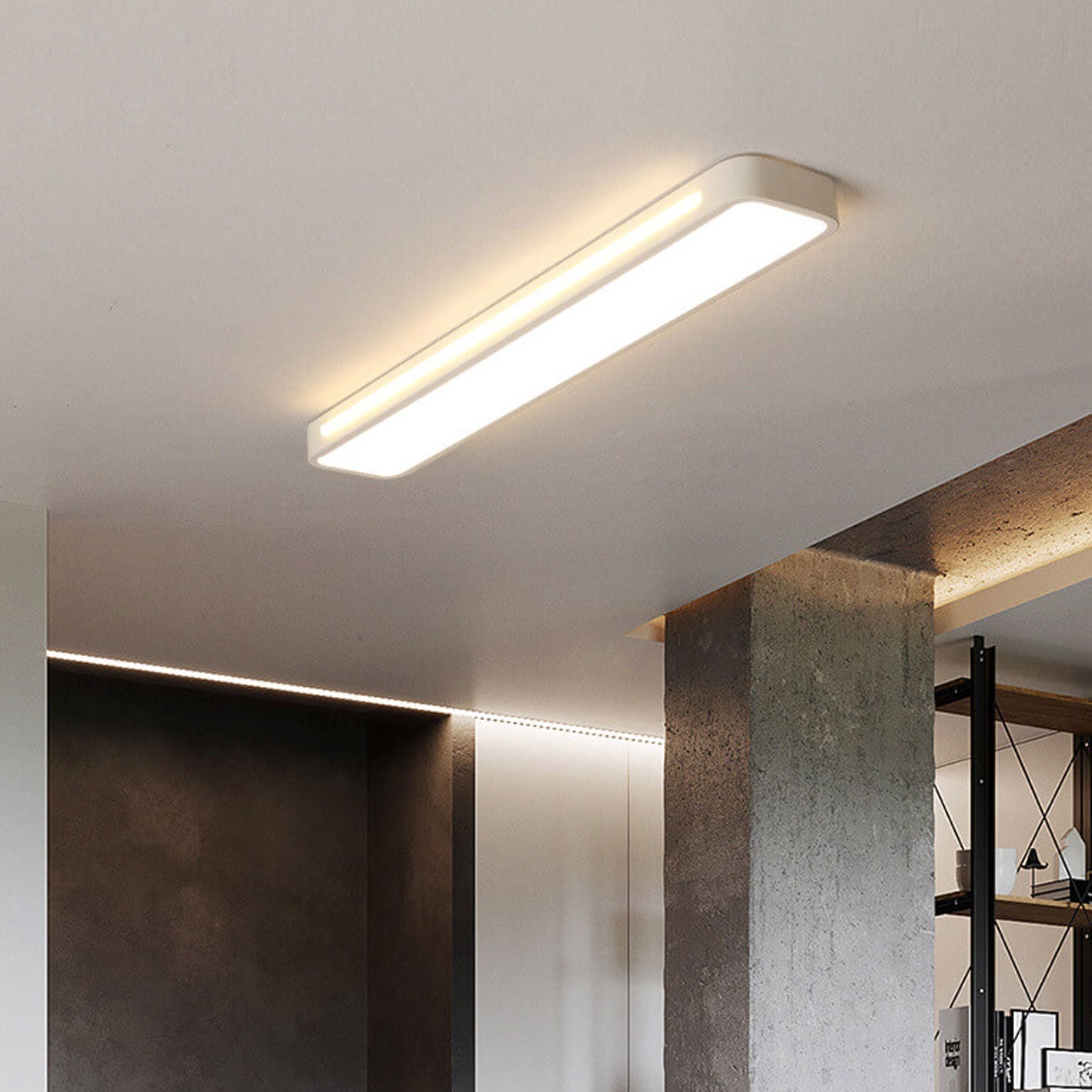 Premium Nordic Minimalist Long LED Ceiling Light
