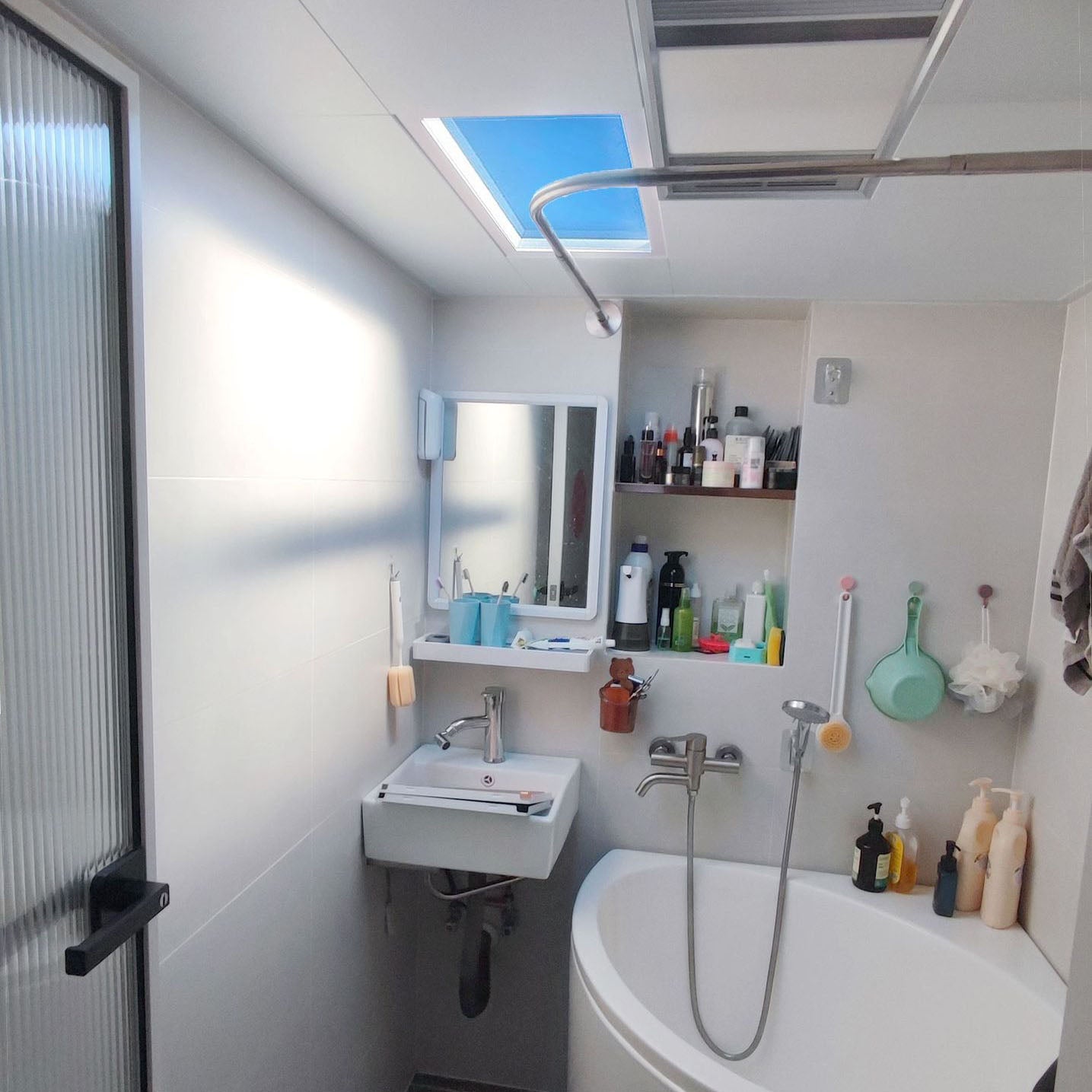 Blue Sky Metal LED Flush Mount Light