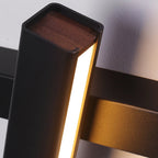 Rotatable LED Aluminum & Wood Sconce