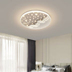 Premium Nordic Star and Moon Aluminum LED Ceiling Light