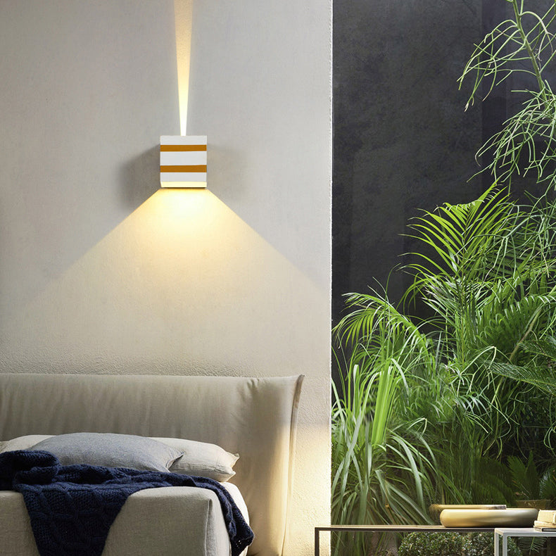 Premium Outdoor Waterproof LED Square Aluminum Wall Sconce