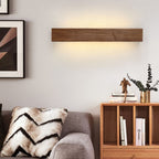 Striped Wood LED Vanity Sconce