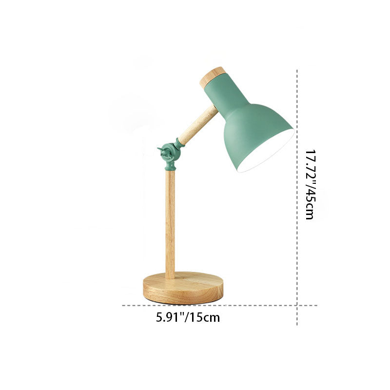 Nordic Iron Semi-Circular Table Lamp