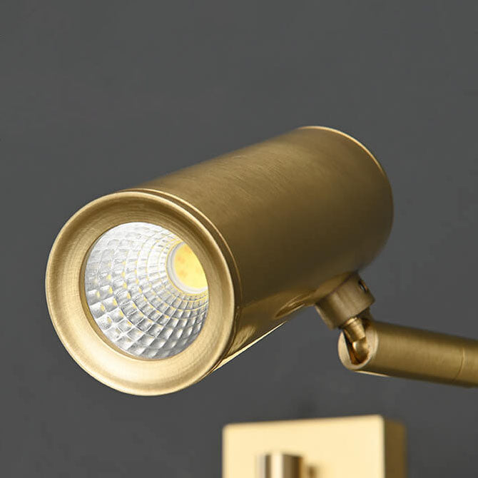 Copper Rotatable LED Wall Sconce