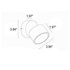 Minimalist Round Rotatable LED Wall Sconce Lamp