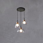 Nordic Rippled Glass Pendant Lamp