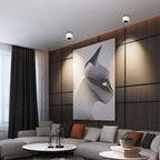 Adjustable LED Round Flush Mount Ceiling Light