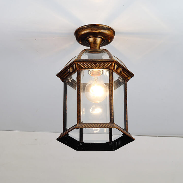 Waterproof Hexagonal Outdoor Lantern