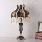 Elegant European Court Resin Table Lamp - 1-Light for Bedroom