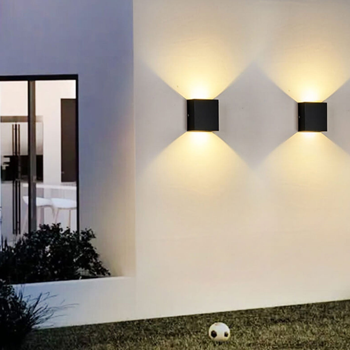 Square LED Motion Sensor Wall Sconce