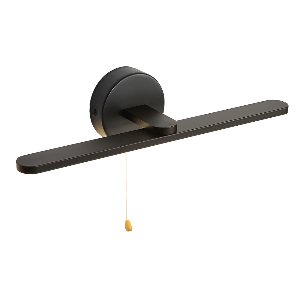 15.74'' Modern LED Linear Vanity Light with Pull Rope Switch - Black/Bronze Bathroom Fixture