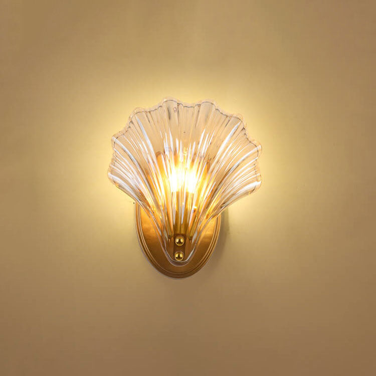 Glass Shell 1-Light Wall Sconce