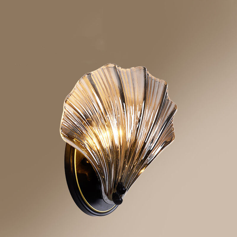 Glass Shell 1-Light Wall Sconce