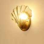 Glass Shell 1-Light Wall Sconce