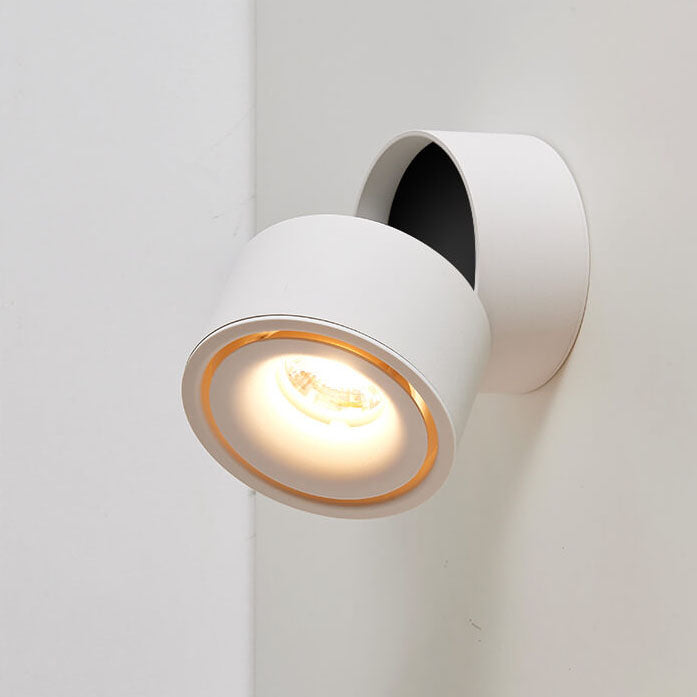 Minimalist Round Rotatable LED Wall Sconce Lamp