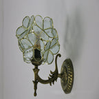 Tiffany Flower Glass Wall Sconce