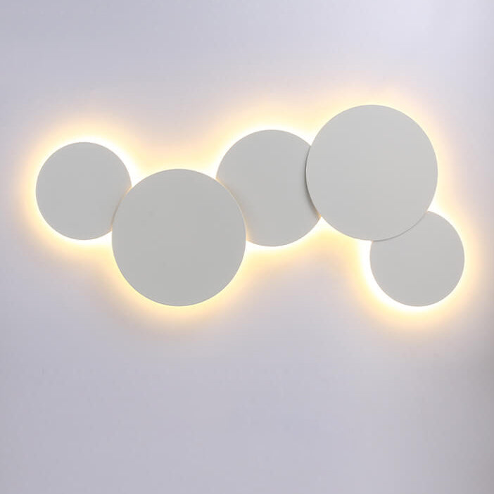 Minimalist Round Iron LED Sconce
