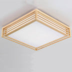 Wood Square LED Tatami Ceiling Light