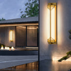 Waterproof Rectangular Stainless Steel LED Wall Sconce