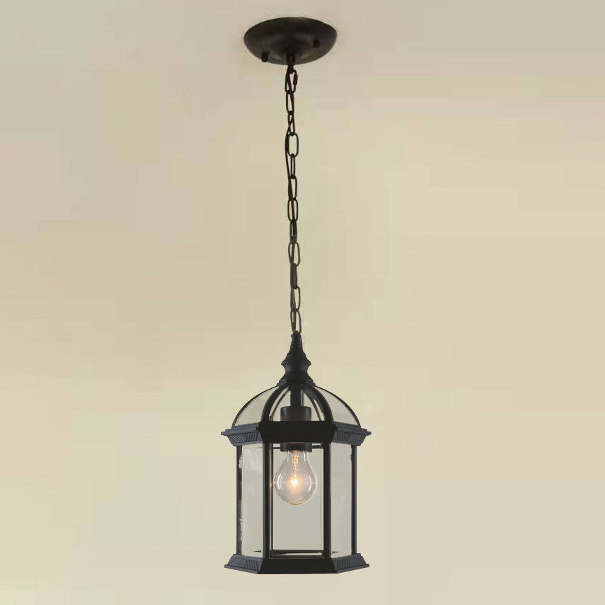 Premium Minimalist Hexagonal Aluminum and Glass Outdoor
