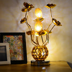 Premium European Rose Aluminum LED Table Lamp