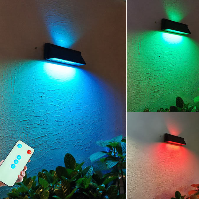 Premium Outdoor Solar Waterproof Rectangular LED Wall