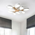 Nordic Wooden Branch LED Flush Mount Ceiling Light