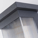 Premium Waterproof Striped Rectangle Wall Sconce Lamp
